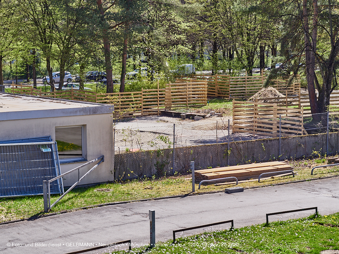 20.04.2022 - Baustelle am Haus für Kinder in Neuperlach